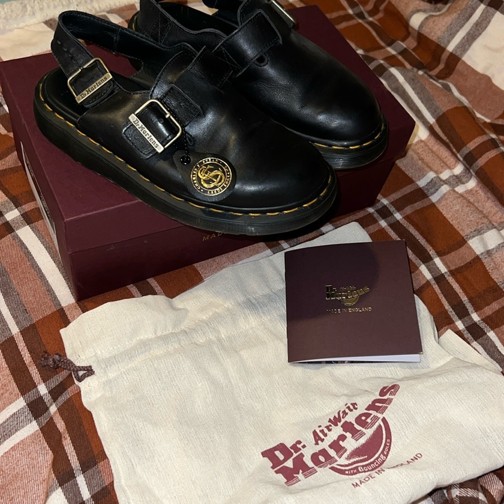 Jorge Made In England Leather Mules x Clogs x Women’s US7 x EU38 x UK5